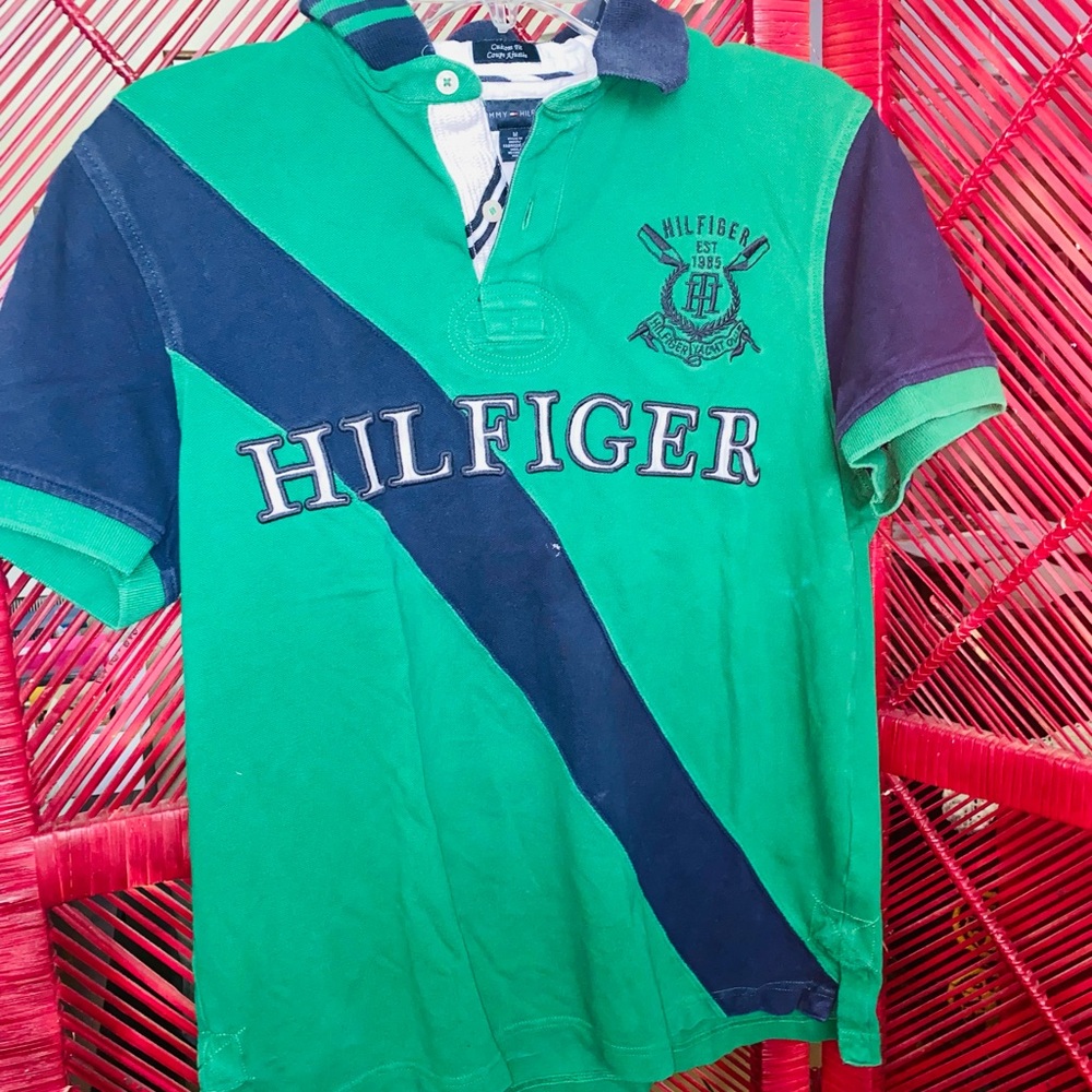 Tommy Hilfiger Mens Boys Rugby Polo Shirt